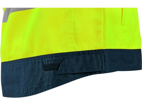 Blůza CXS HALIFAX, výstražná se síťovinou, pánská, žluto-modrá, vel. 56